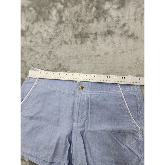 Columbia PFG Solar Fade Shorts Size 8 Stormy Blue Fishing Outdoors 4" Inseam - Picture 10 of 14